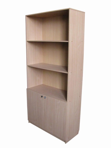 Stylish and functional chipboard book and document cabinet 1820*720*360mm for sale for office and study room